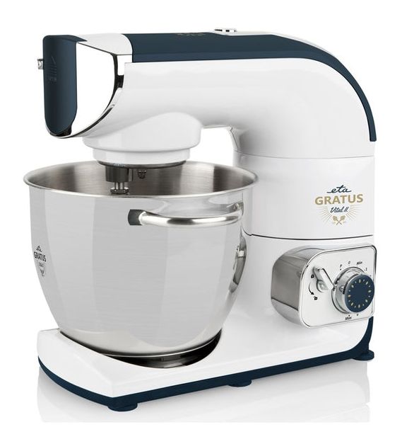 Gratus Vital II 1200 W Küchenmaschine 5,5 l  (Schwarz, Weiß) 
