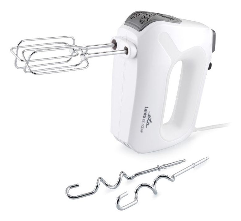 Lento II Handmixer 4 Stufen 500 W  (Grau/Weiß) 
