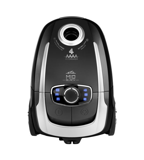 Mio II Bodenstaubsauger mit Staubbeutel 700 W HEPA  (Schwarz, Silber) 