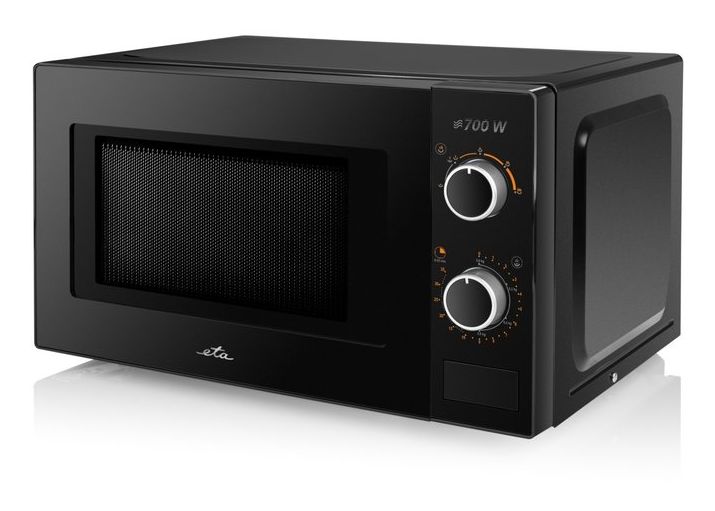 Morelo Freistehende Mikrowelle 700 W Größe: klein 5 Stufen  (Schwarz) 
