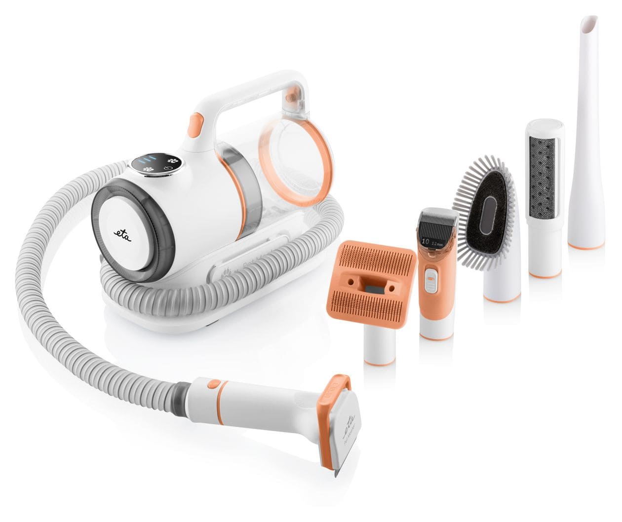 PetMaster Handstaubsauger  (Grau, Orange, Weiß) 