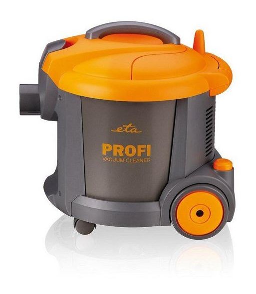 Profi Bodenstaubsauger mit Staubbeutel 890 W Micro  (Grau, Gelb) 