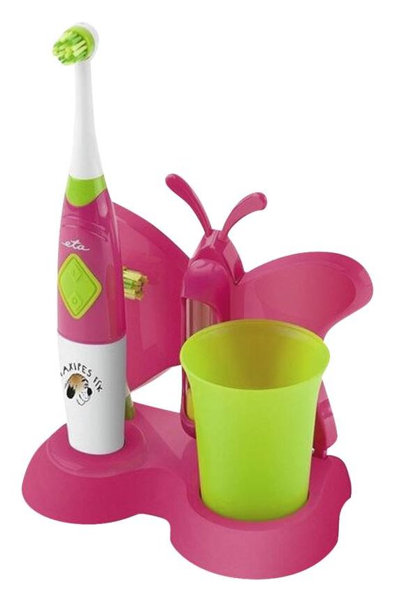Sonetic Kids Rotierende Zahnbürste für Kinder 4500 Bewegungen pro Minute  (Pink) 