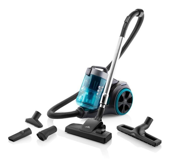 Stellar Bodenstaubsauger Beutellos 700 W HEPA  (Schwarz, Blau) 