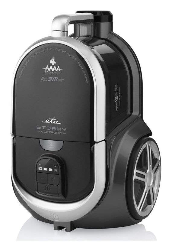 Stormy Bodenstaubsauger Beutellos 800 W HEPA  (Schwarz, Blau) 