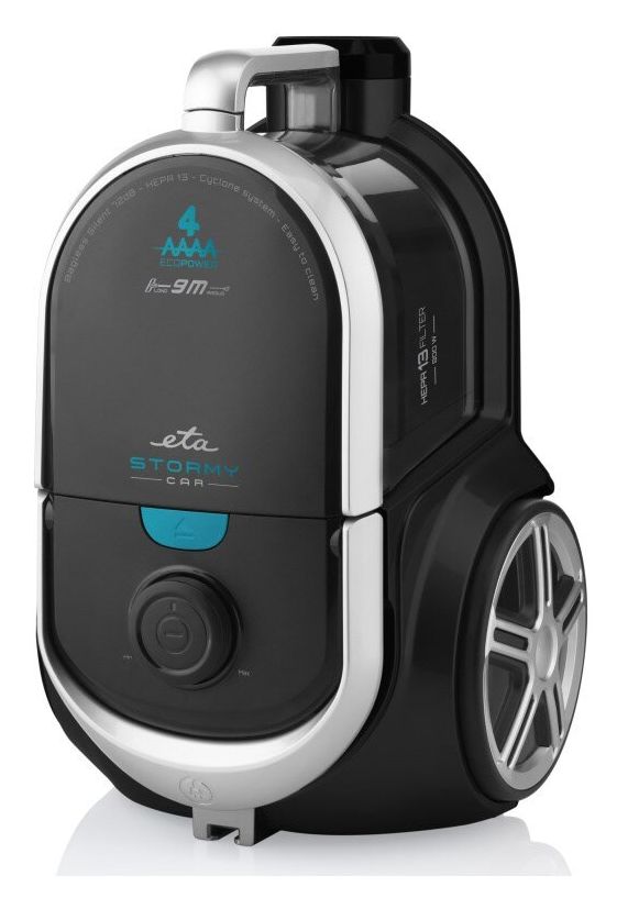 Stormy Car Bodenstaubsauger Beutellos 800 W HEPA  (Schwarz) 