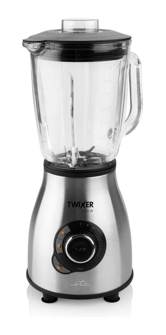 Twixer 1,75 l Standmixer 1000 W  (Schwarz, Edelstahl) 