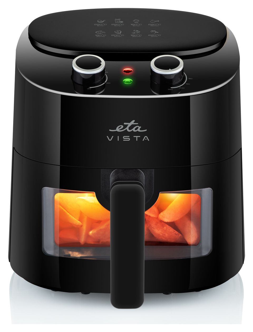 Vista Heißluftfritteuse 4,3 l 1300 W  (Schwarz) 