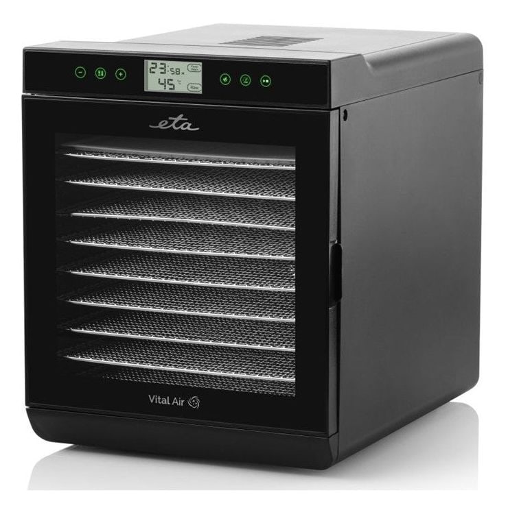 Vital Air II Dörrautomat 650 W 24 h Maximale Timer-Zeit 10 Dörrgitter 