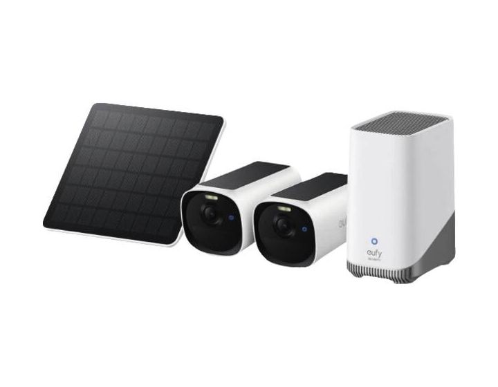 eufyCam E40 2-Cam Kit (Homebase S380 + Solar Panel)  IP66 Außen Wlan 