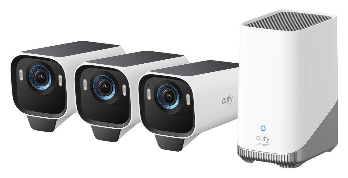 eufyCam S3 Pro 3+1 3840 x 2160 Pixel IP-Sicherheitskamera IP67 Außen Nachtsicht  (Weiß) 