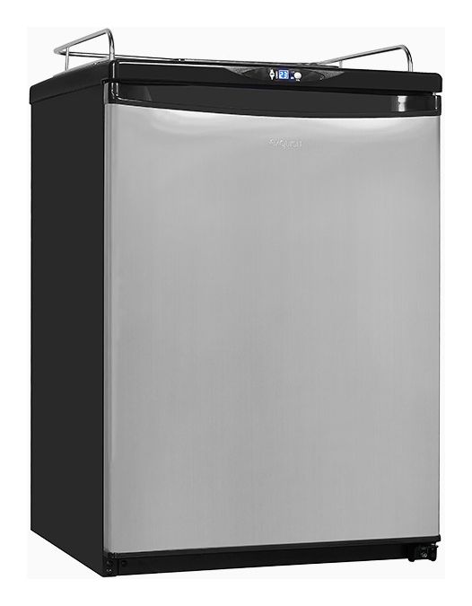 BK160-HE-300G 163 l Tischkühlschrank EEK: G 173 kWh Jahr  (Schwarz, Edelstahl) 