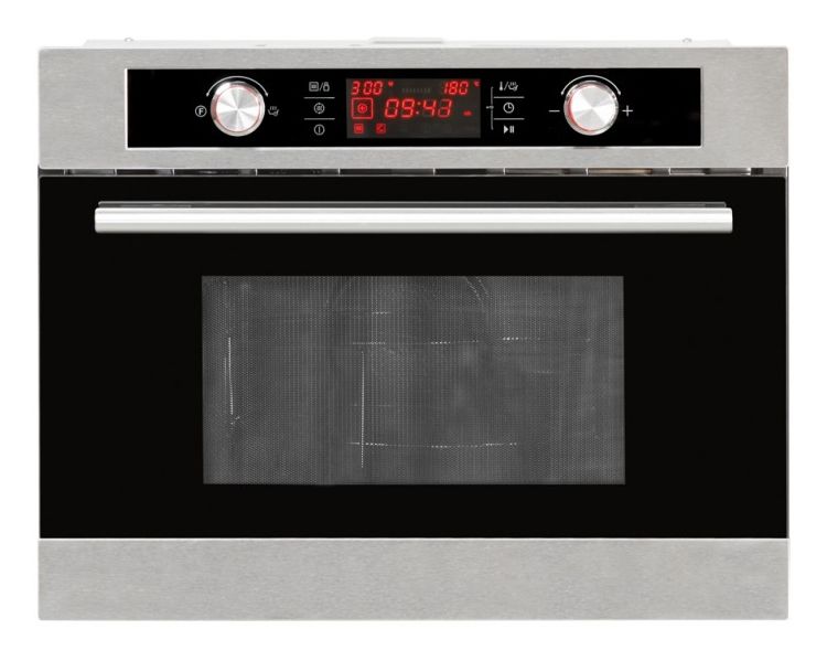 EBM4544HI Einbau-Mikrowelle 900 W Größe: maxi 5 Stufen Grill (Edelstahl) 