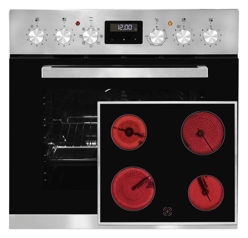 EHE 157-2 UR-Set Herdset 59 l mit 60 cm Glaskeramik Kochfeld 