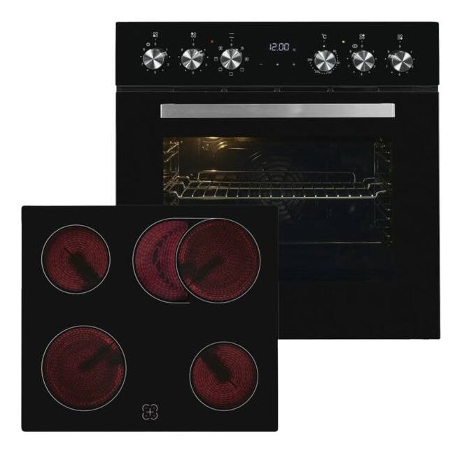 EHE157-UBZ-020 Herdset 59 l mit 60 cm Glaskeramikkochfeld 