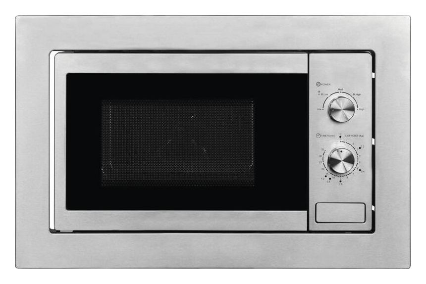 EMW10-020 Einbau-Mikrowelle 800 W Größe: klein 5 Stufen (Edelstahl) 