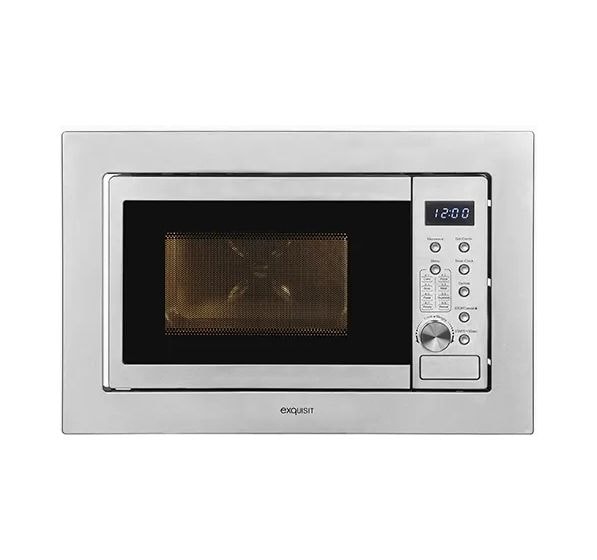 EMW20-DG-020 Einbau-Mikrowelle 1000 W Größe: klein 6 Stufen Grill (Edelstahl) 
