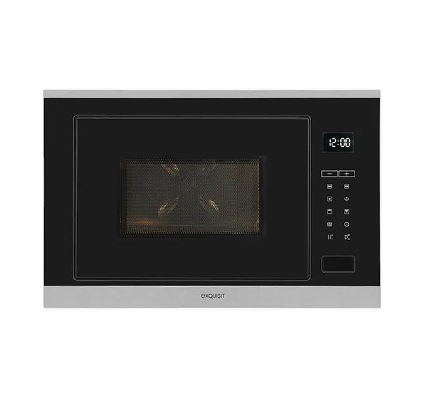 EMW25-G-020 Einbau-Mikrowelle 1200 W Größe: mittel 10 Stufen Grill (Edelstahl) 