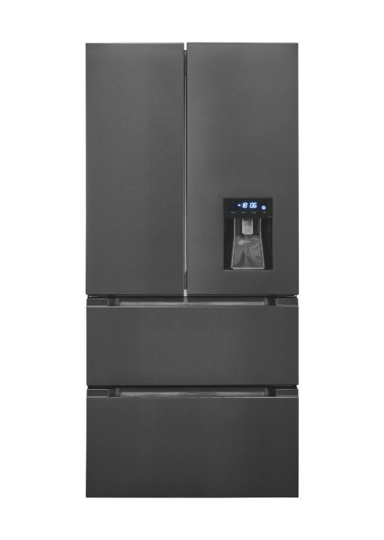 FD490-160-WS-202E Side-by-Side Kühl-/ Gefrierkombination French Door 323 l / 183 l 307 kWh NoFrost 1830 mm x 836 mm  (Grau) 