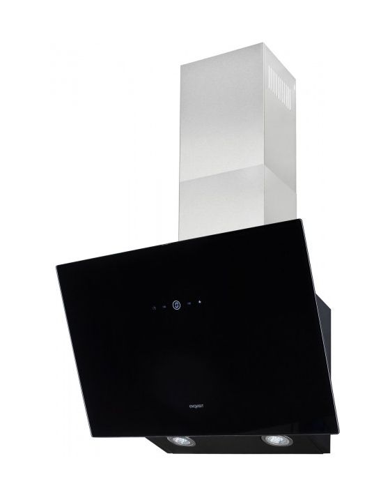 KFD60-8.1 Abluft/Umluft Dunstabzugshaube/Esse Wand 60 cm (Schwarz) 