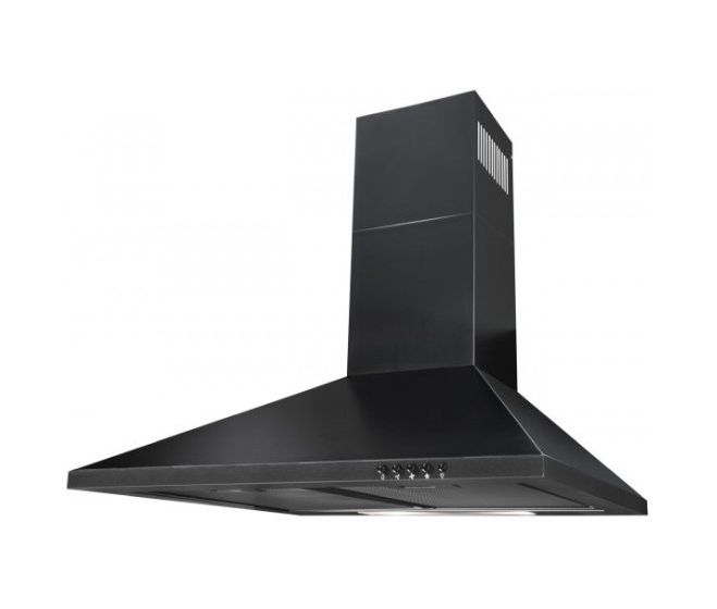 KFD61-8sw Umluft Dunstabzugshaube/Esse Wand 60 cm (Schwarz) 