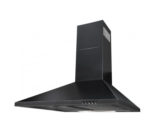 KH60-8sw Abluft/Umluft Dunstabzugshaube/Esse Wand 60 cm (Schwarz) 