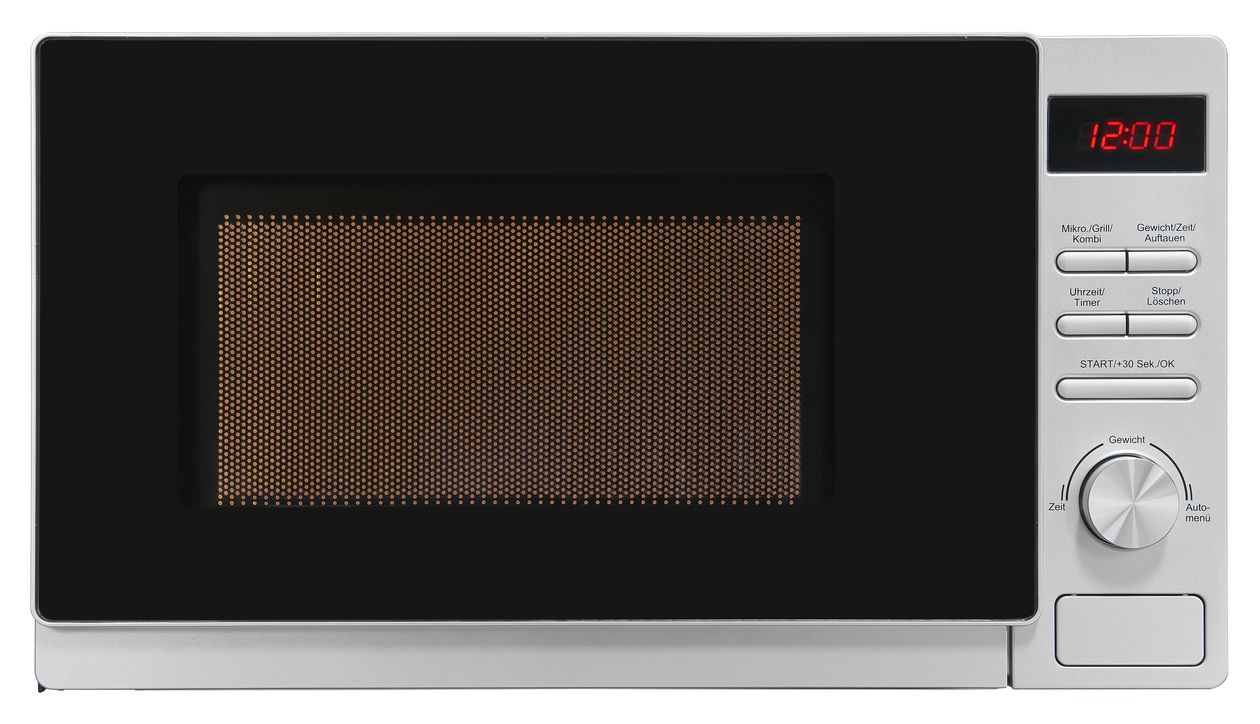 MW2070-3GDI Standgeräte Solo 1050 W Größe: klein 5 Stufen Grill  (Silber) 