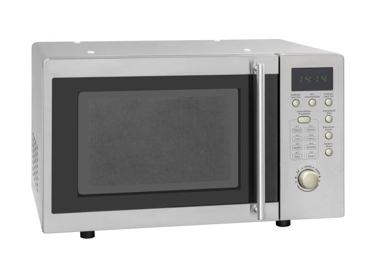 MW800G-3 Inox Standgeräte Solo 800 W Größe: klein 5 Stufen Grill  (Grau) 