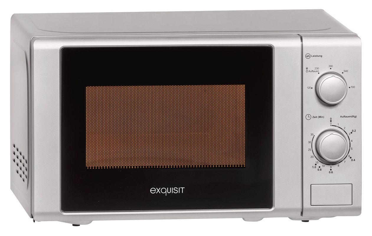 MW900-030 Freistehende Mikrowelle 700 W Größe: klein 5 Stufen  (Silber) 