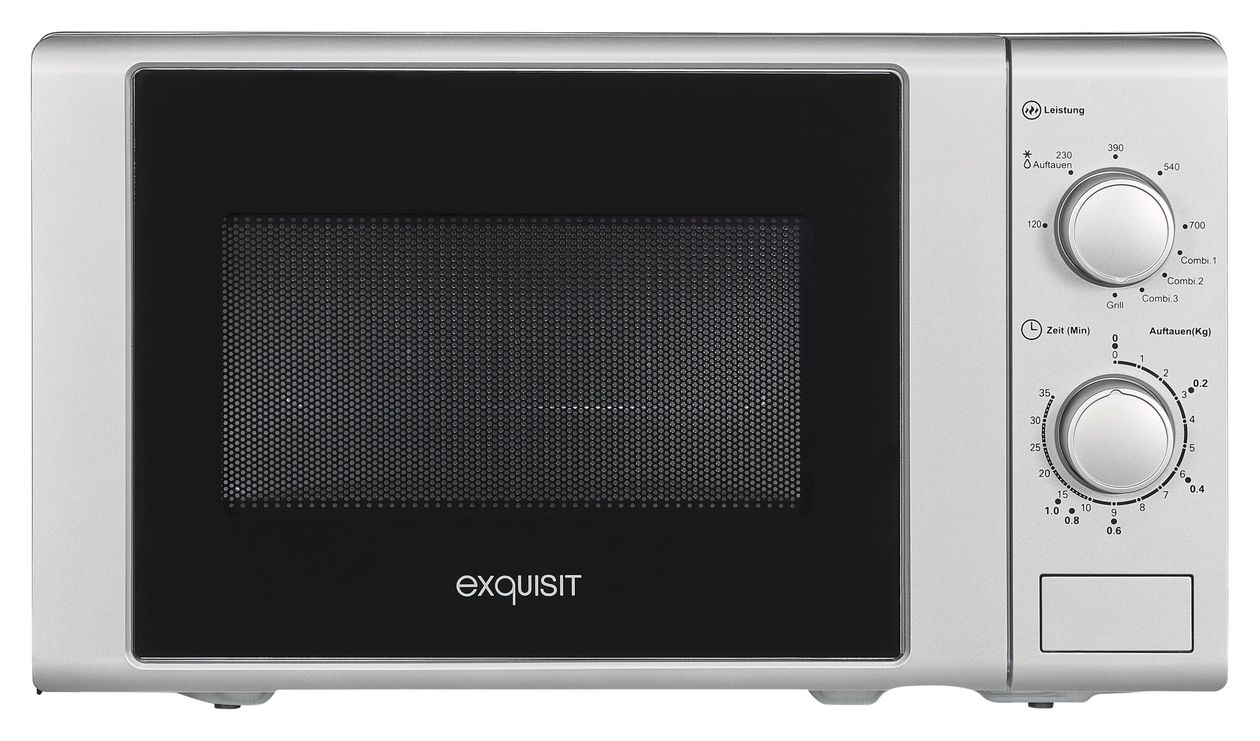MW900-030G Standgeräte Solo 700 W Größe: klein 5 Stufen Grill  (Silber) 