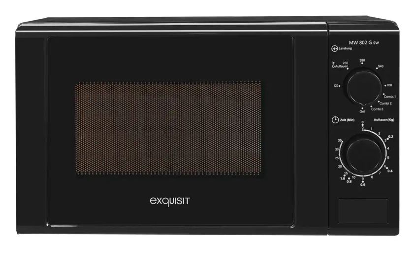 MW900-030G Standgeräte Solo 700 W Größe: klein 5 Stufen Grill  (Schwarz) 