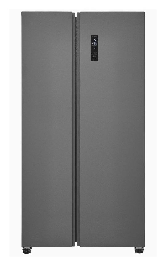 SBS46-040D Side-by-Side Kühl-/ Gefrierkombination 291 l / 151 l 230 kWh NoFrost 1770 mm x 910 mm  (Anthrazit) 