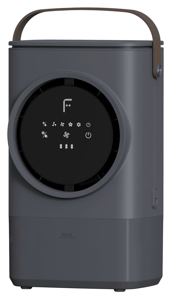 Prestige TC400 100 m³/h Tragbarer Verdunstungsluftkühler 32 dB  (Grau) 
