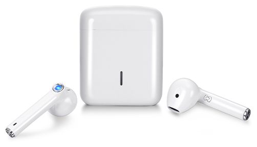 Aero Premium In-Ear Bluetooth Kopfhörer kabellos 6 h Laufzeit (Weiß) 
