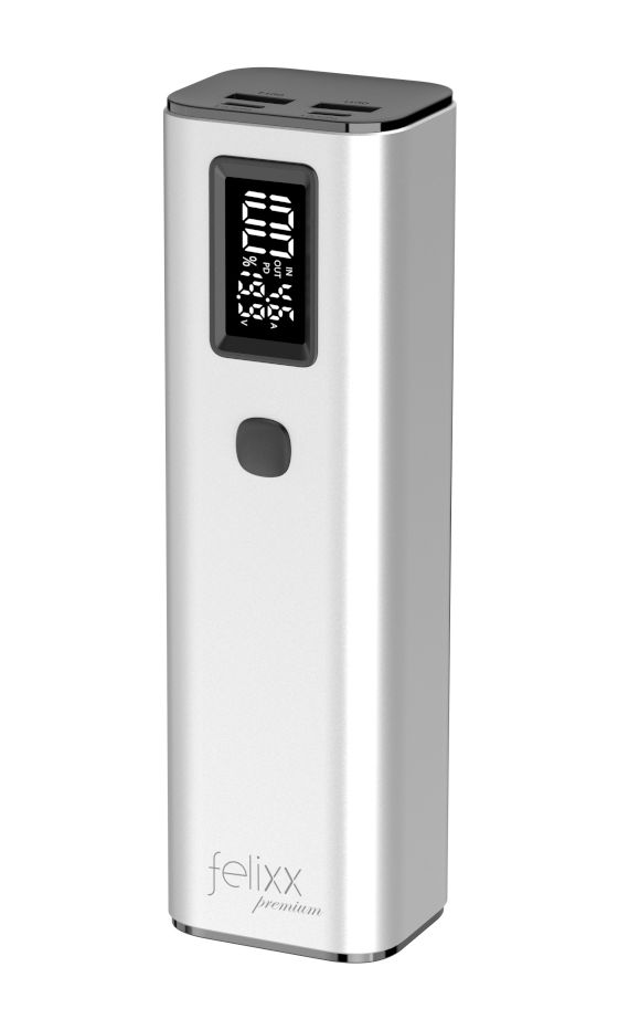 Premium 20000 mAh Powerbank USB Typ-C  (Silber) 