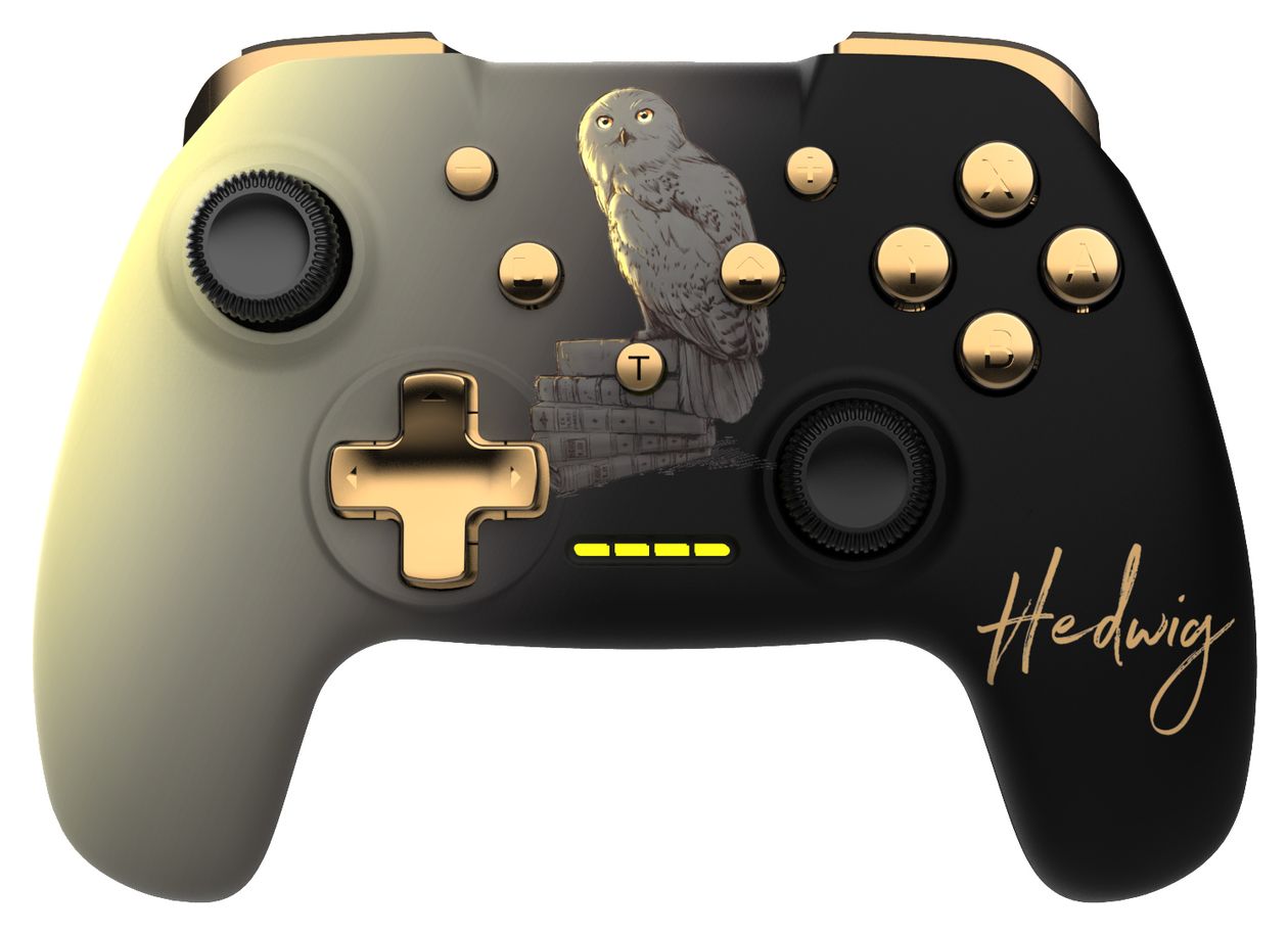 Wireless Controller Harry Potter Hedwig Gamepad für Nintendo Switch, Nintendo Switch OLED, PC  (Schwarz) 