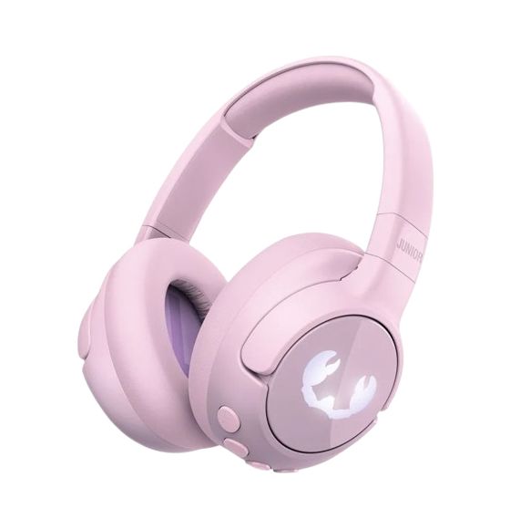 Clam Junior Ohraufliegender Bluetooth Kopfhörer kabellos 60 h Laufzeit USB Typ-C  (Pink) 