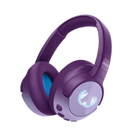 Clam Junior Ohraufliegender Bluetooth Kopfhörer kabellos 60 h Laufzeit USB Typ-C  (Violett) 