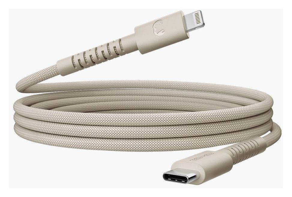FlexWave Lightning auf USB C Männlich 2 m  (Beige) 