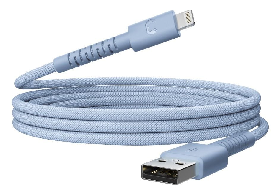 FlexWave Stecker Rundkabel Lightning auf USB A 2 m  (Vivid Blue) 