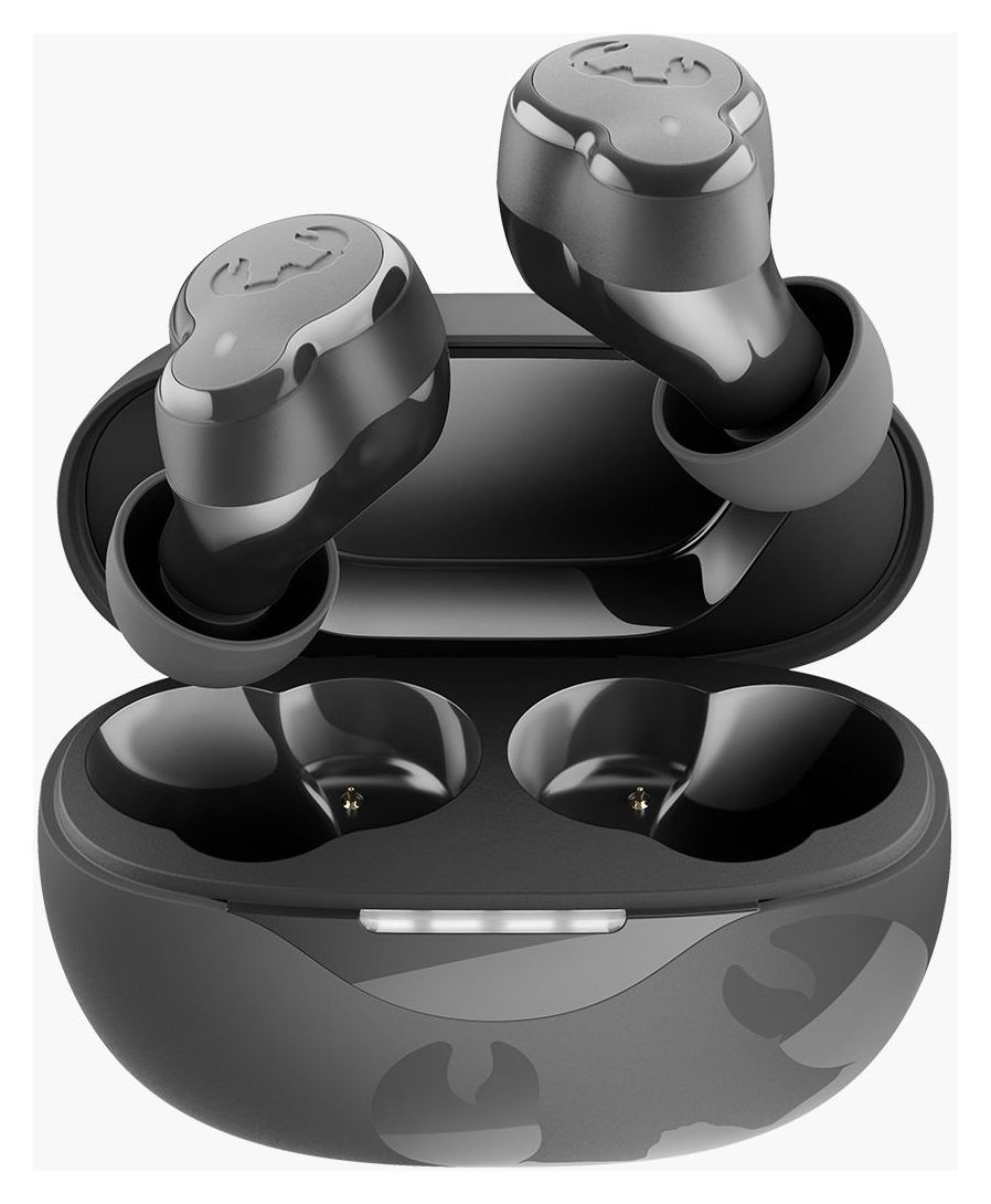 Twins Breez In-Ear Bluetooth Kopfhörer kabellos 7 h Laufzeit USB Typ-C  (Grau) 