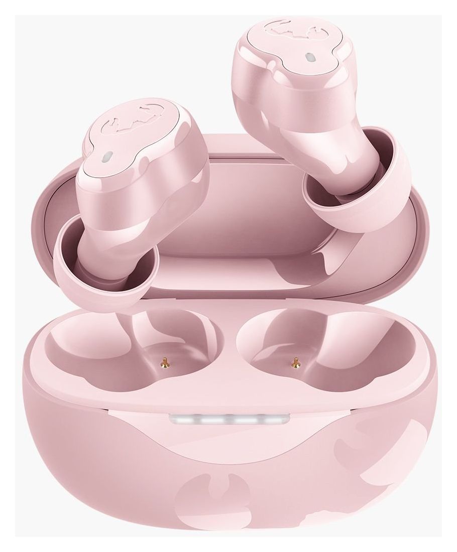 Twins Breez In-Ear Bluetooth Kopfhörer kabellos 7 h Laufzeit USB Typ-C  (Pink) 