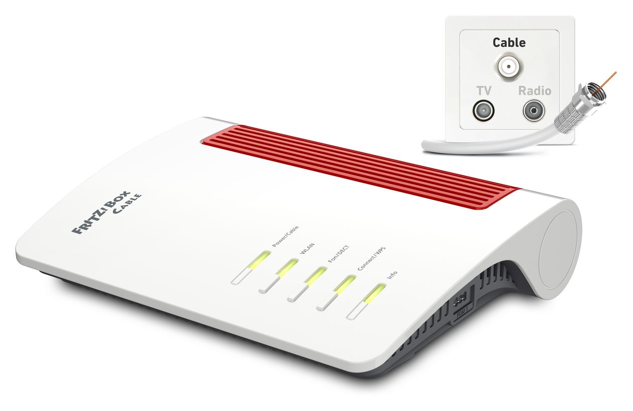 FRITZ!Box 6670 Cable WiFi 7 Router Dual-Band (2,4 GHz/5 GHz) 720 Mbit/s 