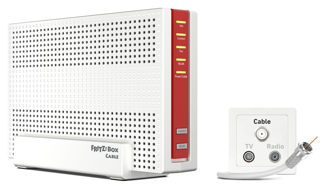 FRITZ!Box 6690 Cable WiFi 6 Router Dual-Band (2,4 GHz/5 GHz) 