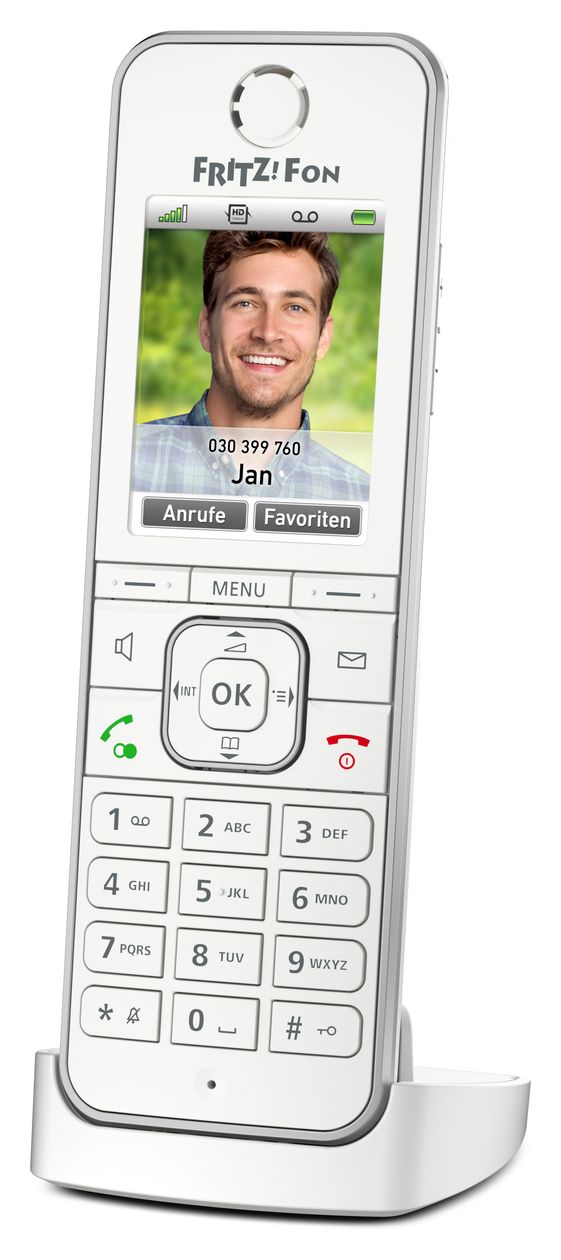 FRITZ!Fon C6 DECT-Telefon  (Weiß) 