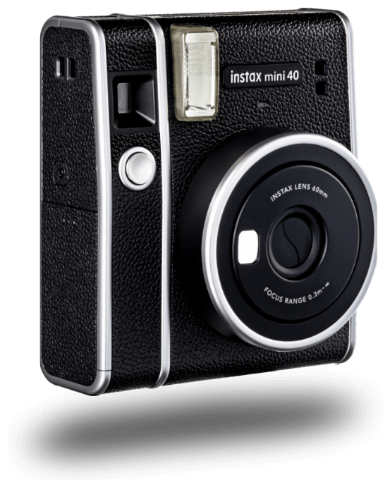 Instax Mini 40  62 x 46 mm Sofortbild Kamera (Schwarz) 