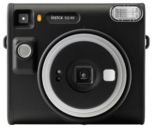 Instax Square SQ40  62 x 62 mm Sofortbild Kamera (Schwarz) 