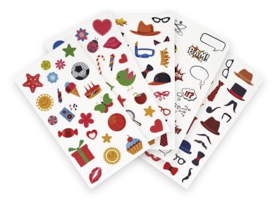 Instax Fun-sticker-set (110 Sticker für Instax-Sofortbilder) 