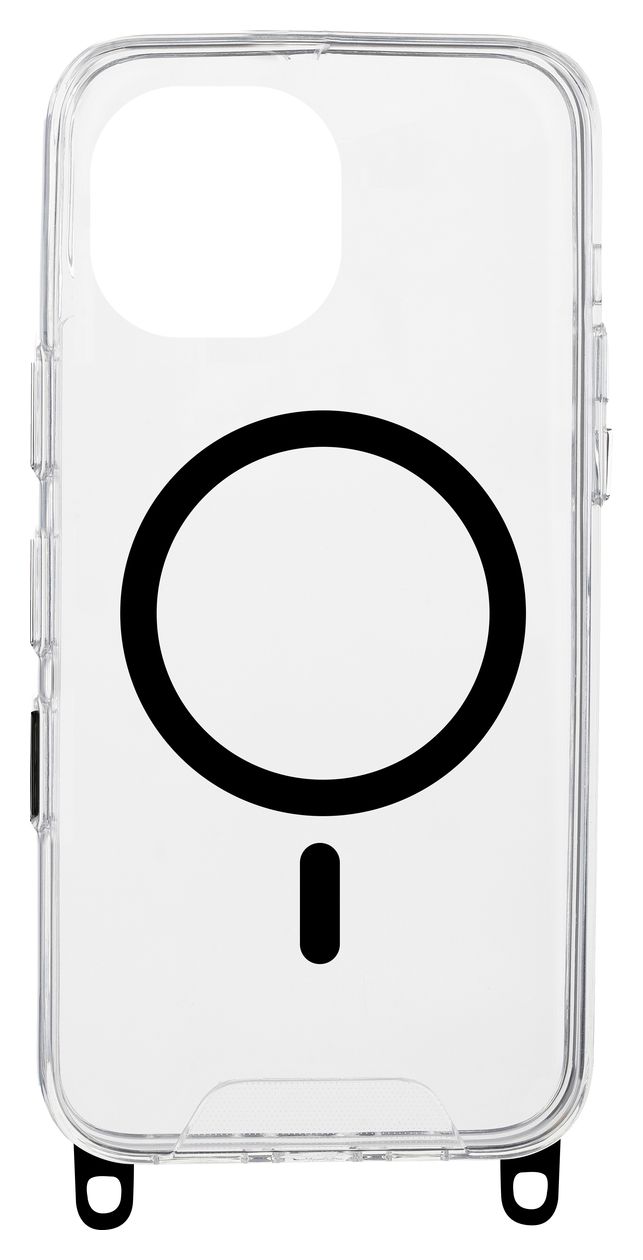 21287 Cover für Apple iPhone 15 (Schwarz, Transparent) 