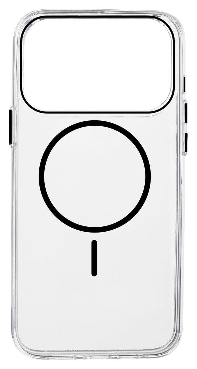 21474 MagSafe Ultra Clear Cover für Apple iPhone 17 Pro Max black  (Transparent) 